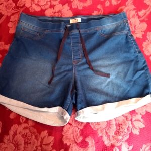 Blue Denim Women's Shorts